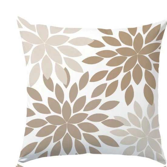 Boho Geometrisch Taupe Kissenbezug