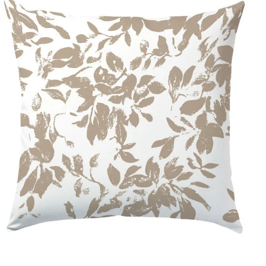 Boho Geometrisch Taupe Kissenbezug